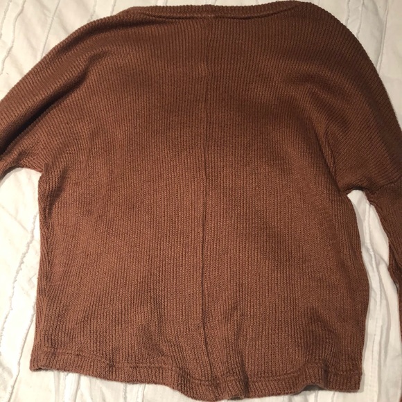 Cape Juby Brown Knit Sweater - Picture 6 of 6